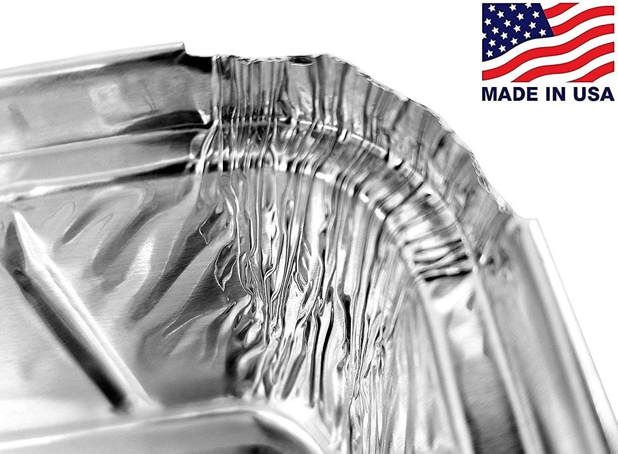 PACTOGO 2 lb. Aluminum Foil Loaf/Bread Pan Tins w/Clear Dome Lid (Pack of 500 Sets)