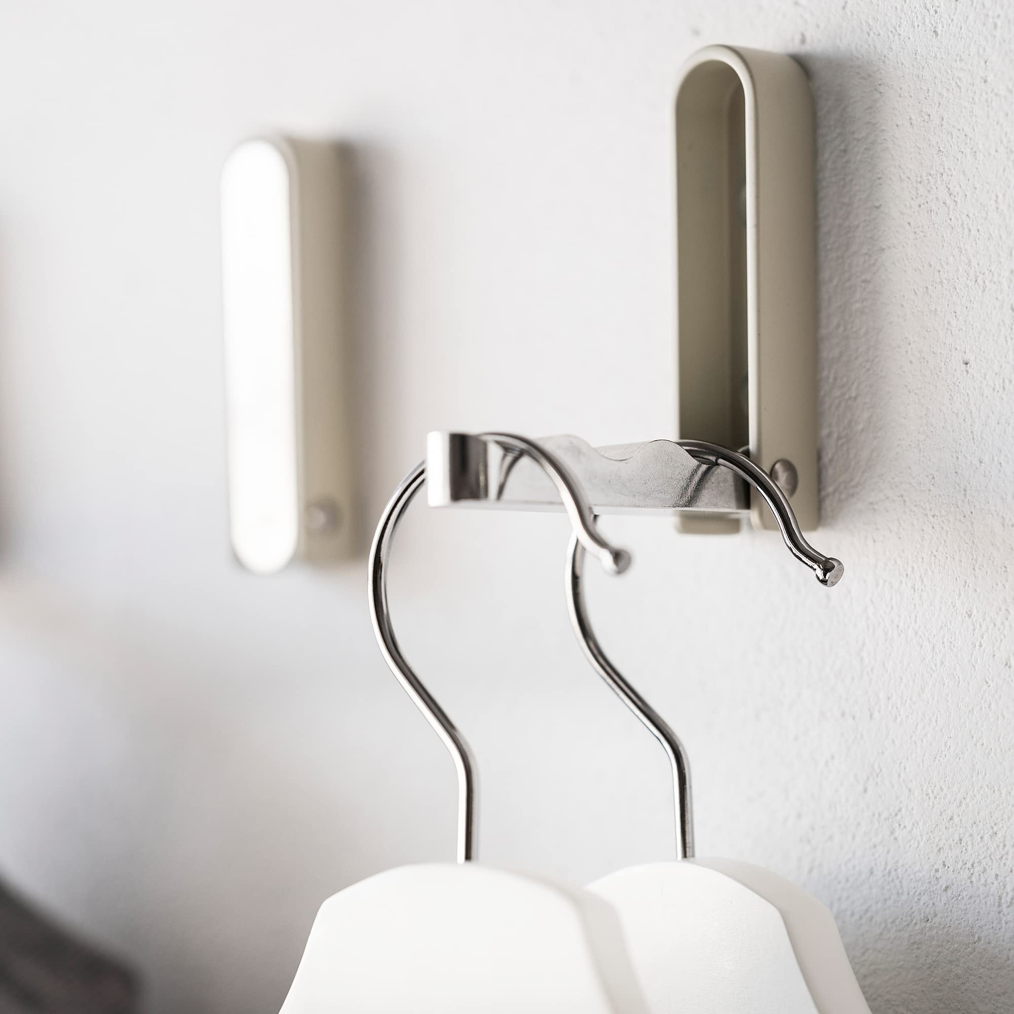 KLYKET Crochet pliable en aluminium beige