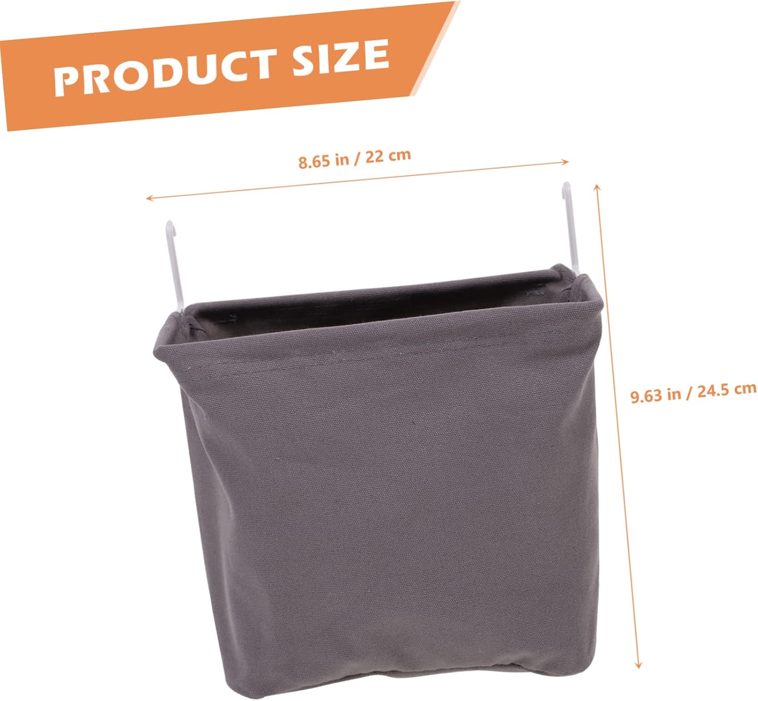 Pegboard Hanging Storage Basket Cloth Bin for Small Items