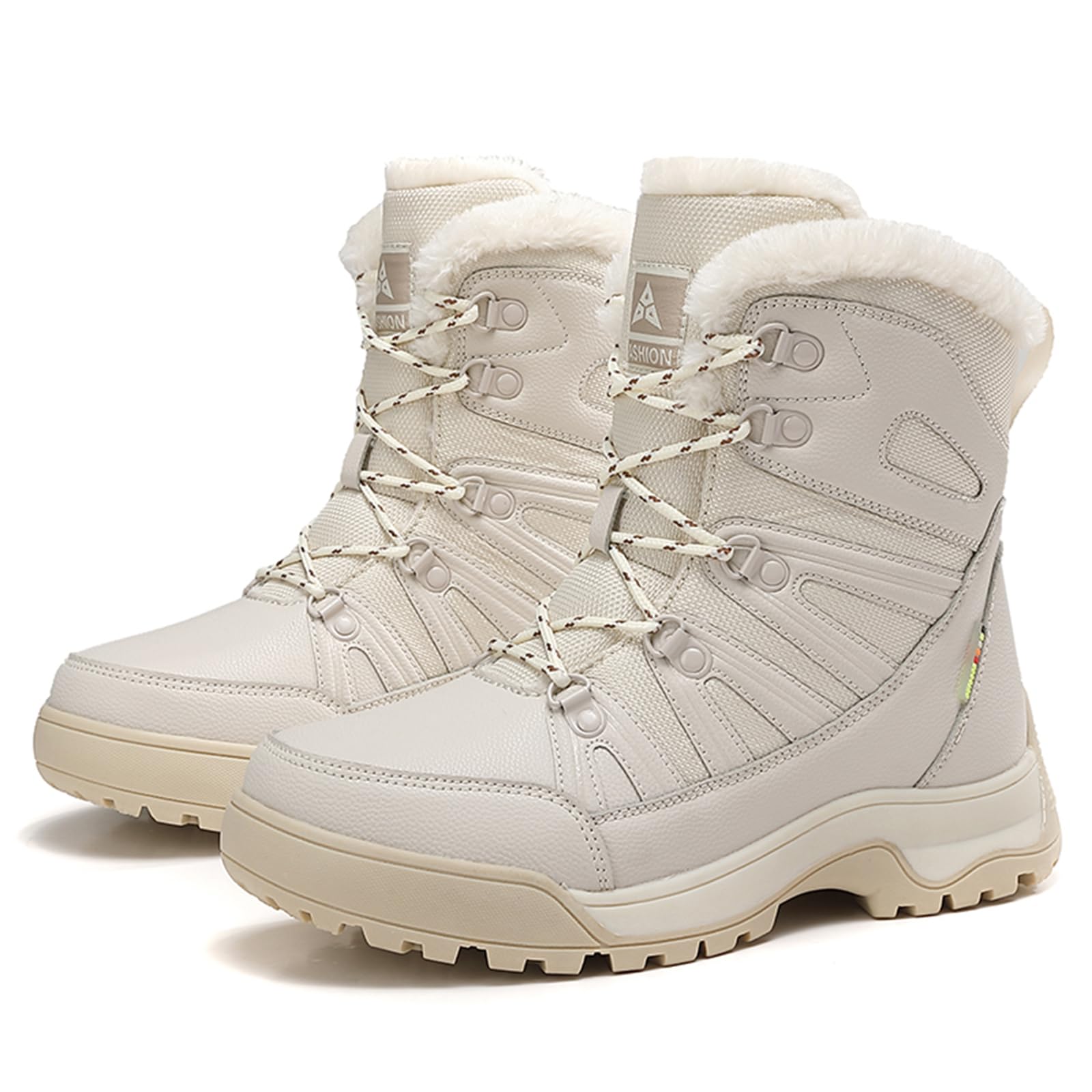 Botas de nieve para mujer, otoño e invierno, cálidas, para montañismo, senderismo, actividades al aire libre, entrenamiento