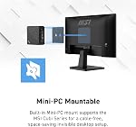 Moniteur d'ordinateur msi PRO MP225 E12VL, 22 po IPS 1920 x 1080 (FHD), 120Hz, Adaptive-Sync, HDMI, port vidéo, montable VESA, inclinaison, 1ms, Noir