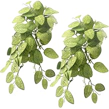 2 Pcs Small Artificial Green Plants Fake Vines Ivy Plants