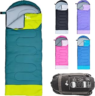 Adults Sleeping Bags, Lightweight and Machine Washable, Water Resistant Backpacking Camping Sleeping Bag for Warm Cold Weather, Camping Essentials for Hiking Travel