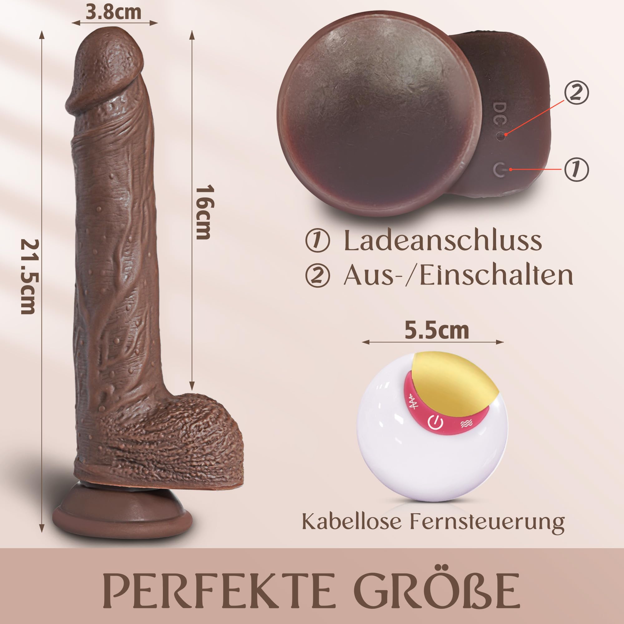 Dildo Realistico Doppi Anale Sex Toys Massaggiatore Impermeabile Adatto Massager all'Eserciz ZC Guijie-QYBT-IT-40-3 rilassante quotidiano a casa-E22