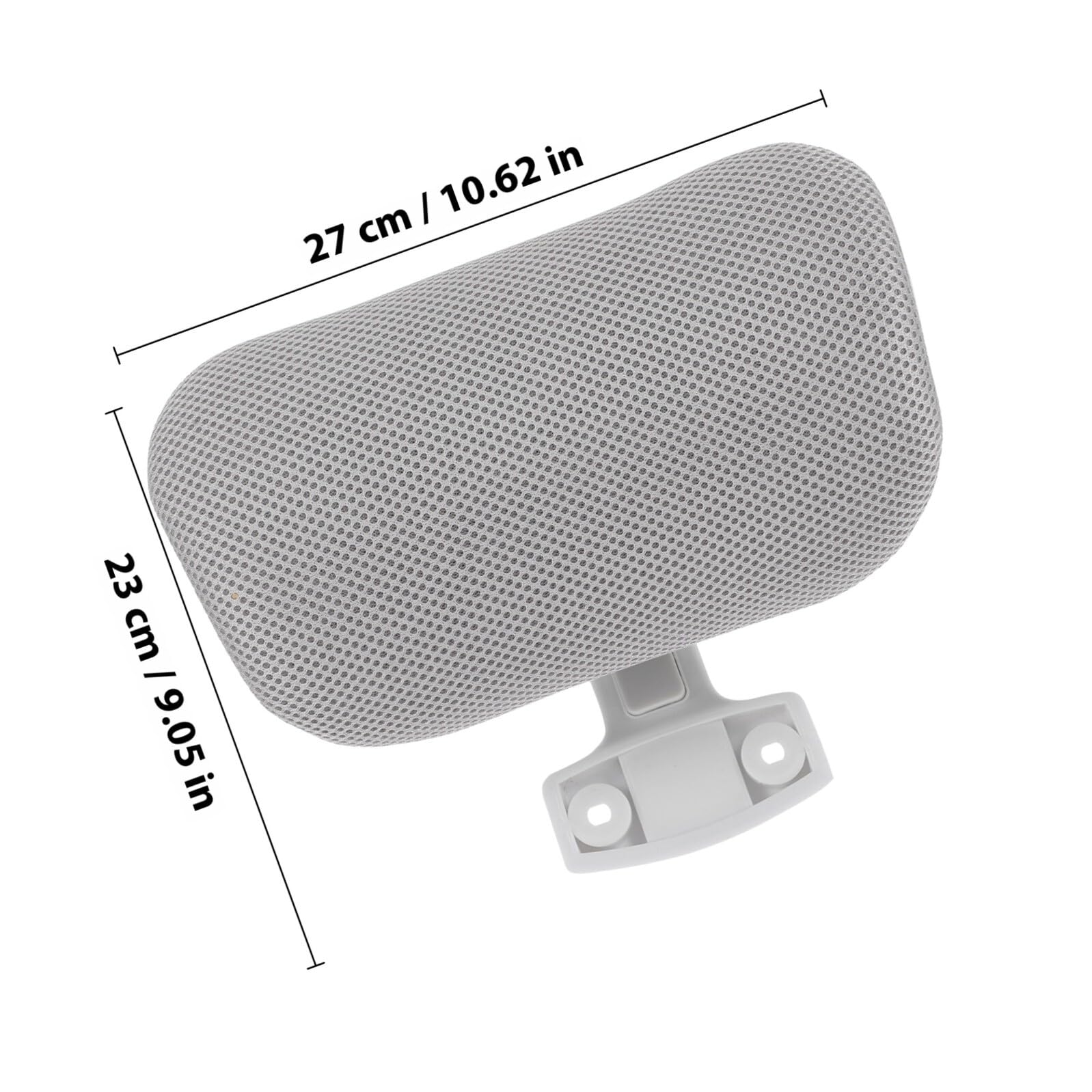 1set Cuscino Poggiatesta Sedia Ufficio Ergonomico Regolabile Supporto Cervicale Traspirante e Staccabile per Poltrona da Lavoro Computer