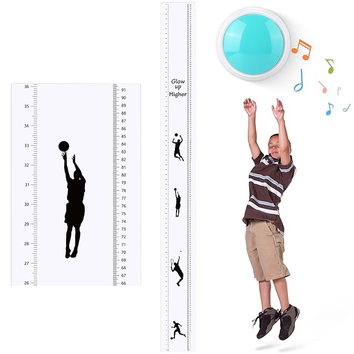 Buy Height Growth Chart for Kids with Touch High Jump Counter, Baby
