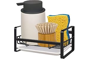 VANTEN Multipurpose Sponge Holder Sink Caddy Rack Organizer