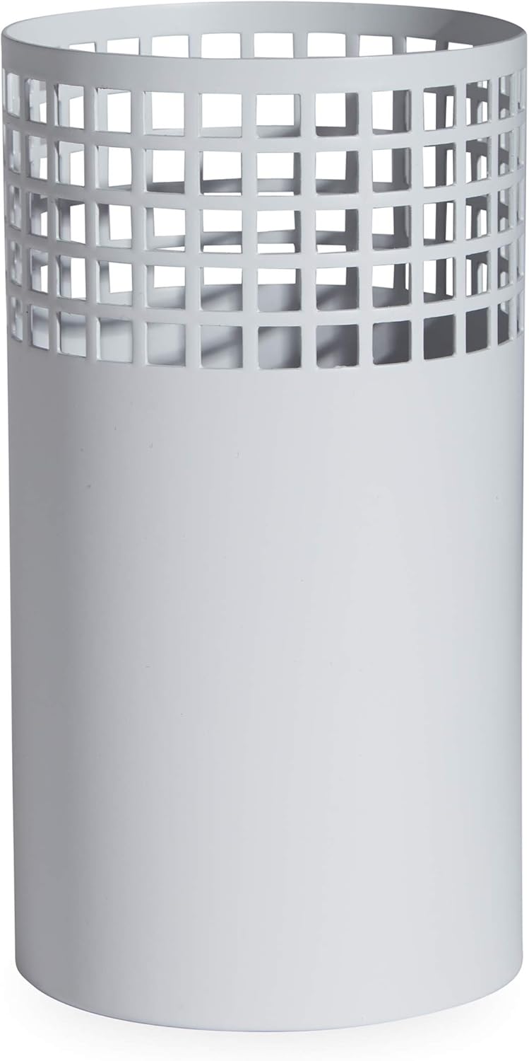 Now House by Jonathan Adler Grided Vase, Black