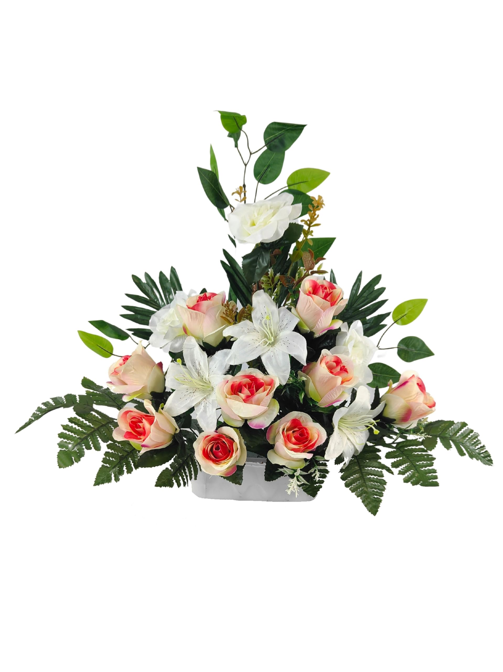 Fleurs artificielles pour cimetière DRW fini l'entretien des tombes