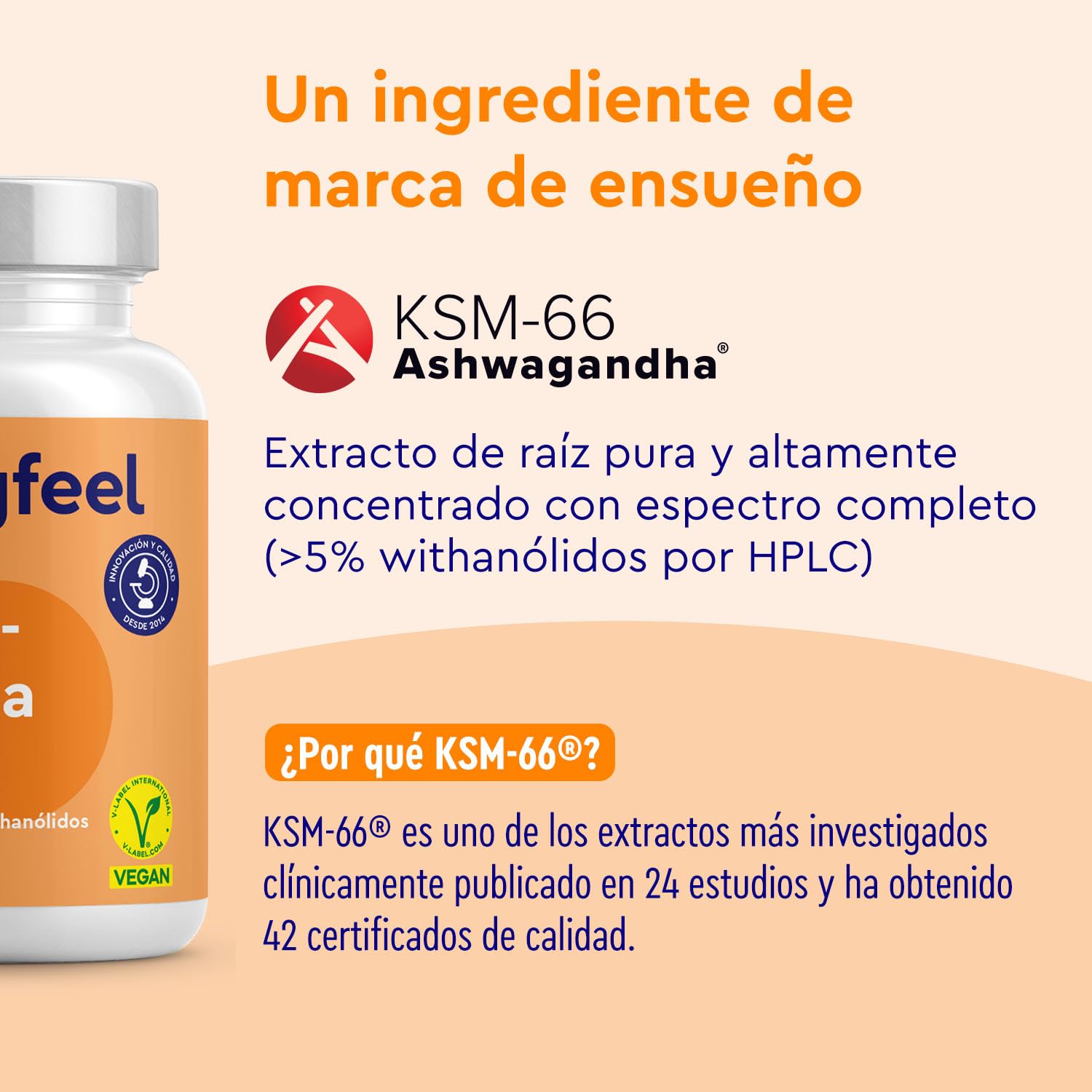 Ashwagandha KSM-66® 7.200mg de Ashwagandha, 600mg Extracto (12:1) - 210 Cápsulas - Baya del sueño de la India - Vegano, probado en laboratorio en Alemania, sin aditivos