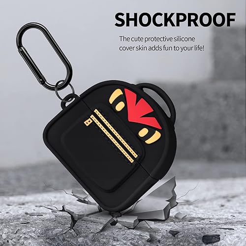 Miniatura 3 de Filoto Funda para AirPods Pro de 2 generación, funda de silicona con diseño de dibujos animados para Apple AirPod Pro 2 con llavero, iPod Pro 2