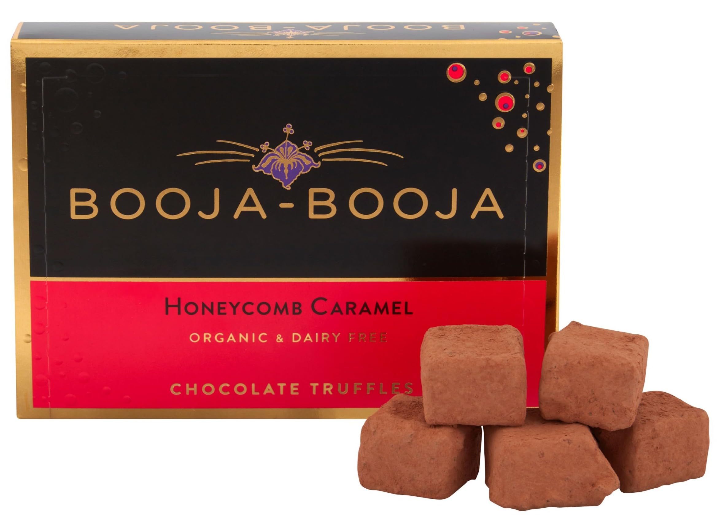 Booja - Booja, Honeycomb Caramel Vegan Chocolate Truffles 92g