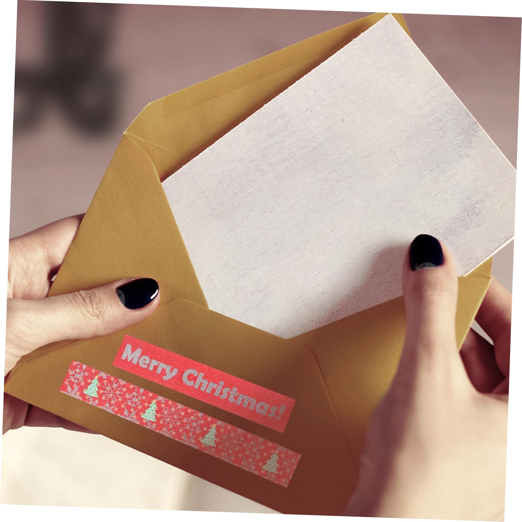 NUOBESTY 36pezzi Nastro Washi Decorativo Natalizio Oro Da Adesivo Per Scrapbooking e Pianificazione Decorazioni Creative Per Feste Di Natale e Regali