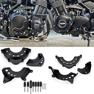 バイク用 エンジンカバー エンジンスライダー エンジンガード に適合する カワサキ Z900 Z900RS Z900RSCAFE 全年式 (ブラック)