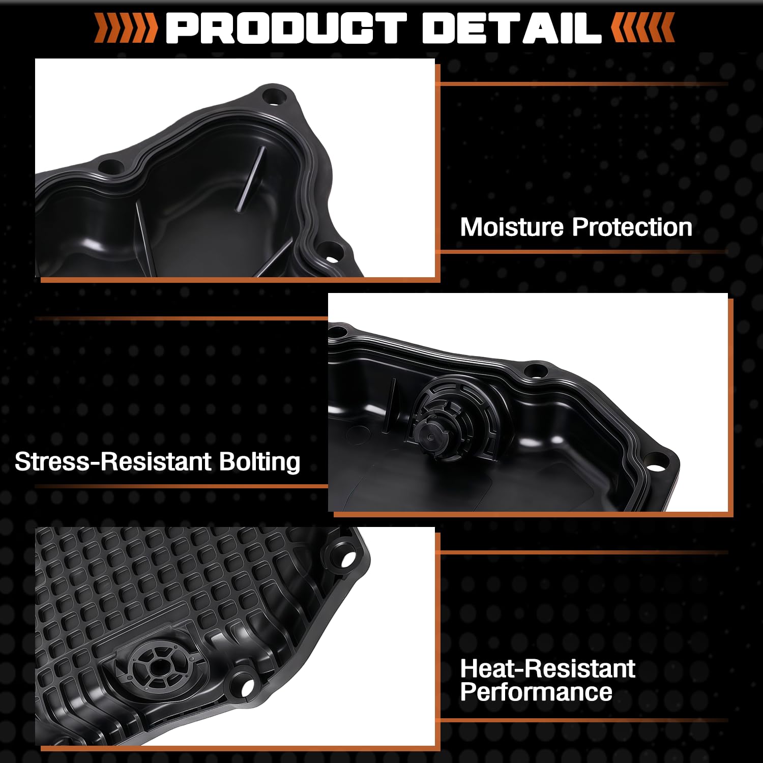 Upgrade 11110-6RC1B 11110-6RC2B Oil Pan with Gasket 1.5 Engine Fit for Nissan Rogue 2023 2024 Bolt Columns Replaces 111106RC2B 11110 6RC2B