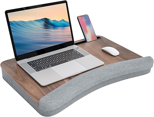 Escritorio de regazo para laptop de 17 pulgadas, con cojín, altura ajustable, reposamuñecas y asa, escritorio de regazo para adultos y adolescentes disponible en Yaxa Colombia