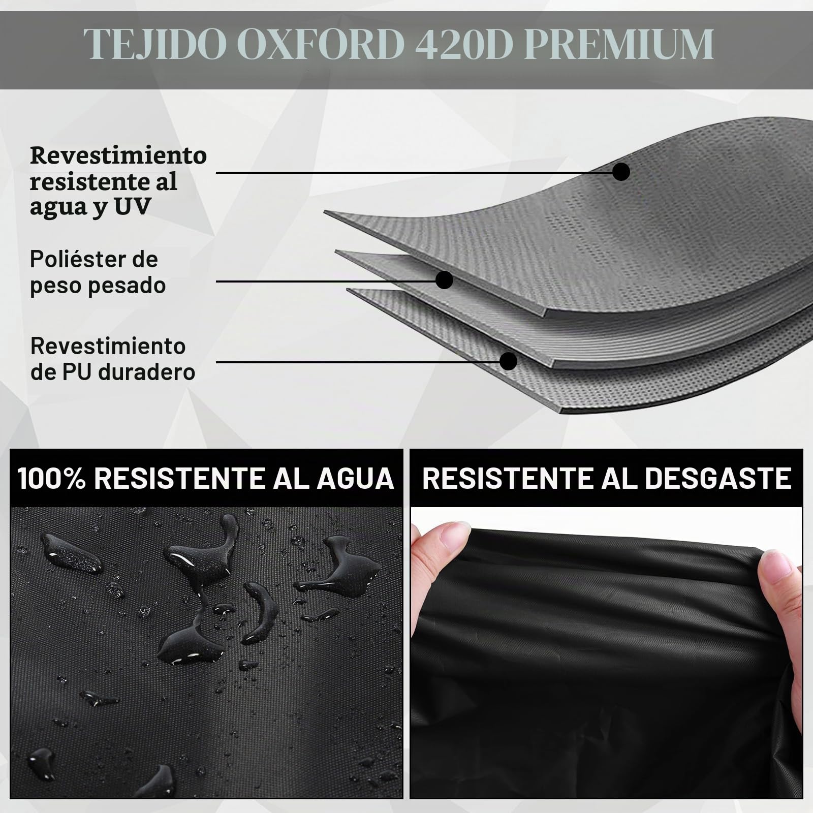 Funda de moto para exteriores, impermeable y resistente al invierno, de tela Oxford 420D, compatible con Piaggio MP3 250/310/300/350/400/500/530 (rojo)