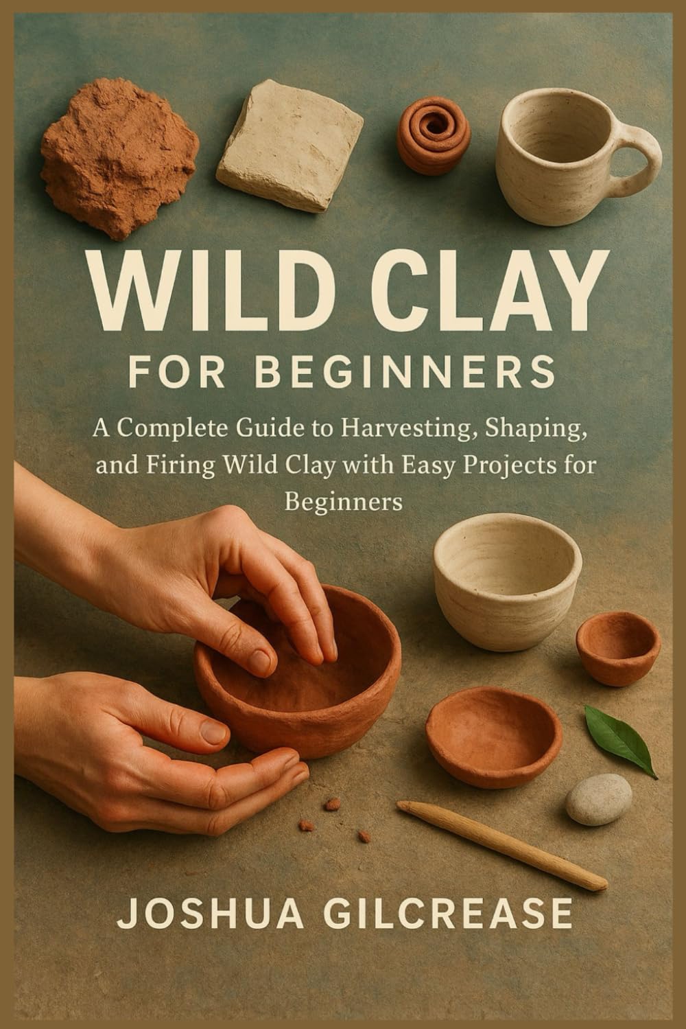 WILD CLAY FOR BEGINNERS: A Complete Guide to Harvesting, Shaping, and Firing Wild Clay with Easy Projects for Beginners