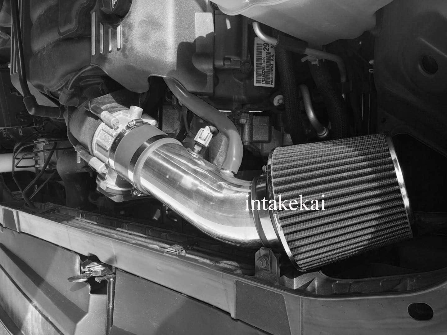 INTAKEKAI Performance Air Intake (Compatible with 2011-2016 DODGE CHALLENGER CHARGER 2012-2014 CHRYSLER 300 6.4 6.4L HEMI SRT8 MODELS) (BLACK)