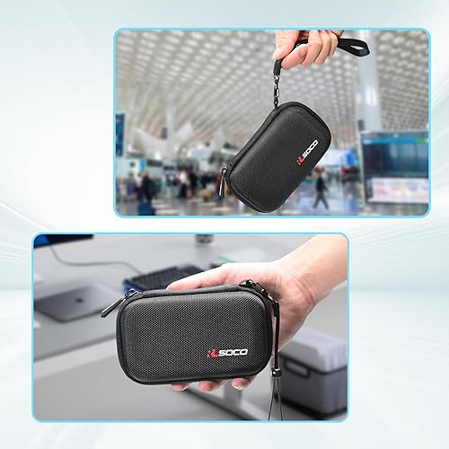 Miniatura 6 de RLSOCO Funda para ratón inalámbrico Corsair Sabre V2 PRO ultraligero FPS | Diseño compacto con cremallera YKK y protección contra arañazos (solo