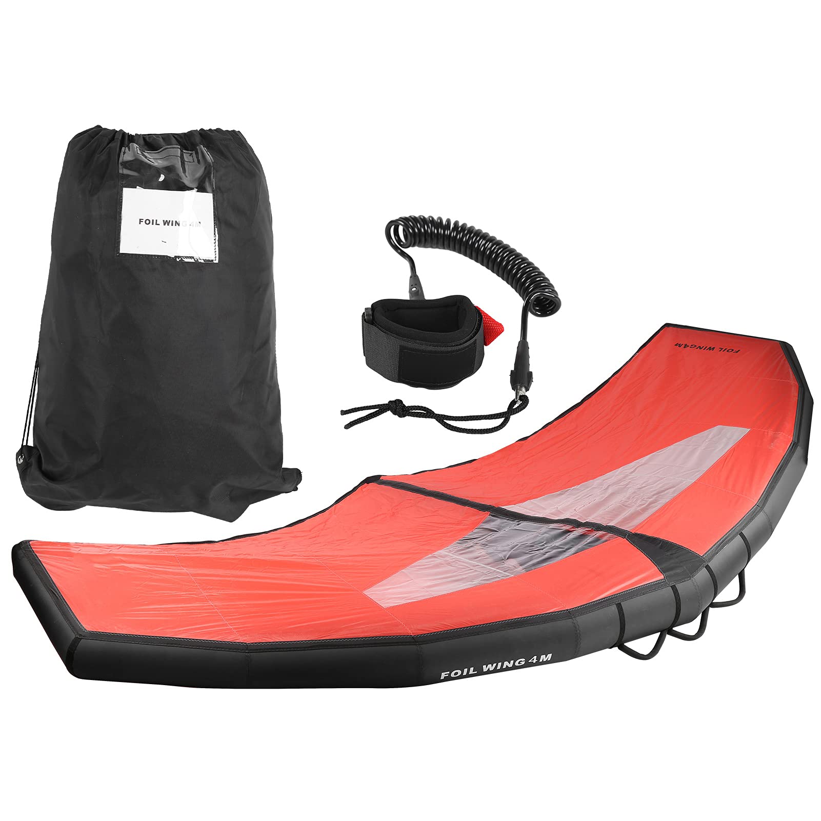 Keenso Ala Inflable Portátil, Cometa de Surf Inflable de Poliester TPU, Equipo de Deportes Acuáticos de 5 PSI con Control Portátil, Configuración Portátil, para Usuarios