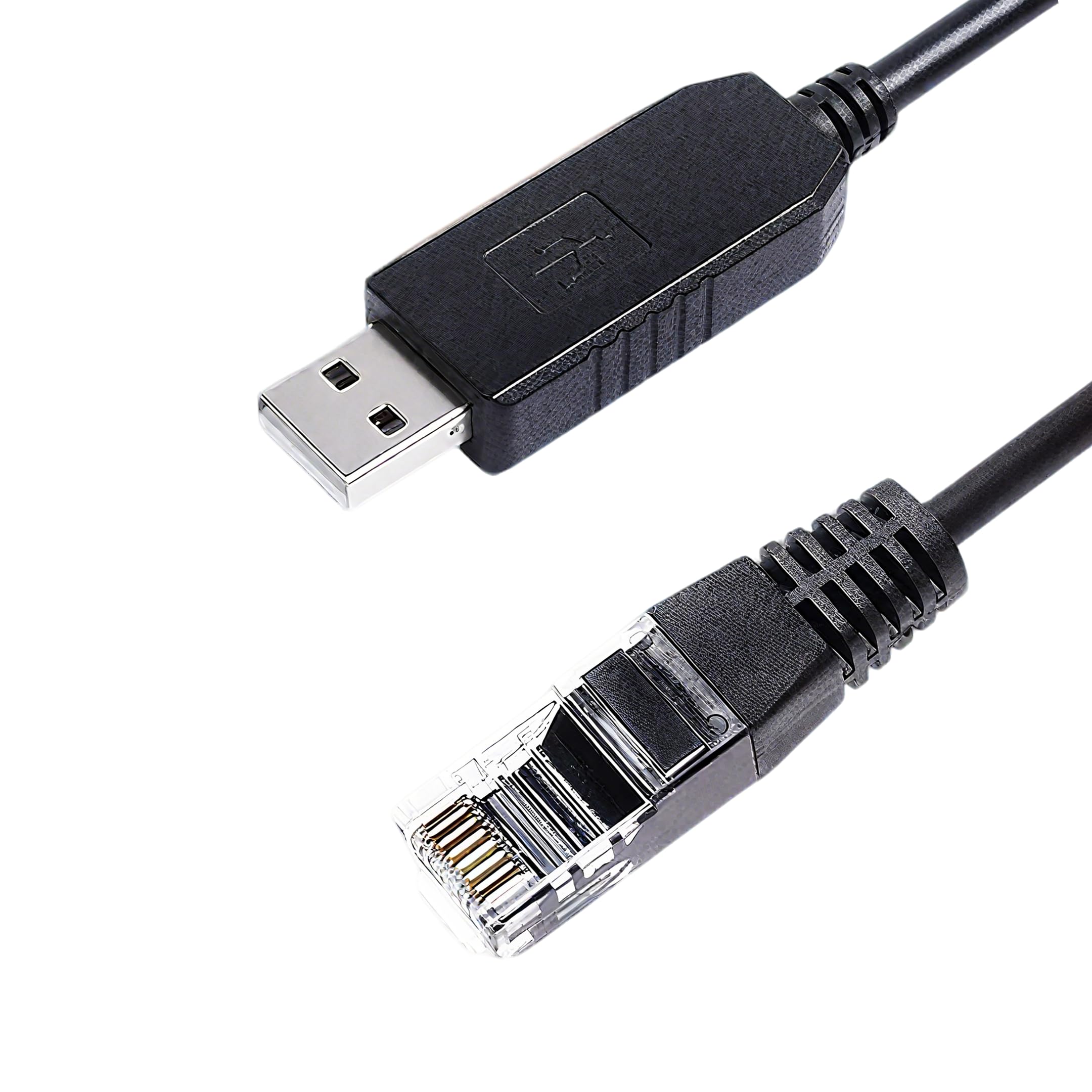 Xiusiyt RS485 Communication Cable USB RS485 to RJ45 Cable for Deye/SunSynk/Sol-Ark Inverters Connecting/Configure Inverters to PC,1.8m/5.9ft