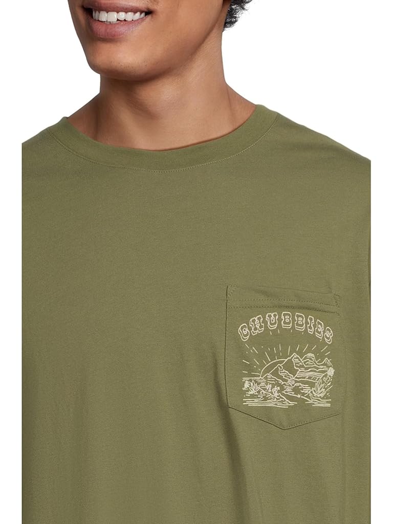 Olive Chubbies The Handy Man (Long Sleeve Pocket T-shirt)