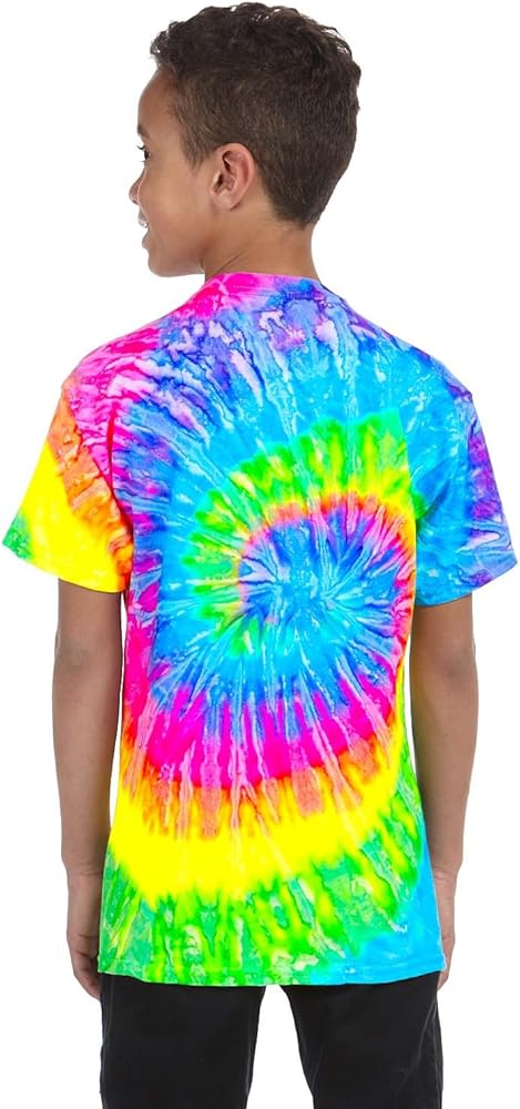 Amazon.com: Tie-Dyed Tie-Dye Youth 5.4 oz, 100% Cotton T-Shirt, XS