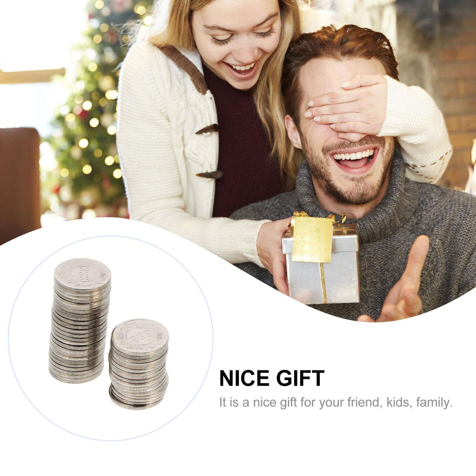 STOBOK Pièces Commémoratives en Métal 100 Pièces Accessoires De Divertissement Durables pour Collection Cadeau Souvenir Jeux Et Artisanat