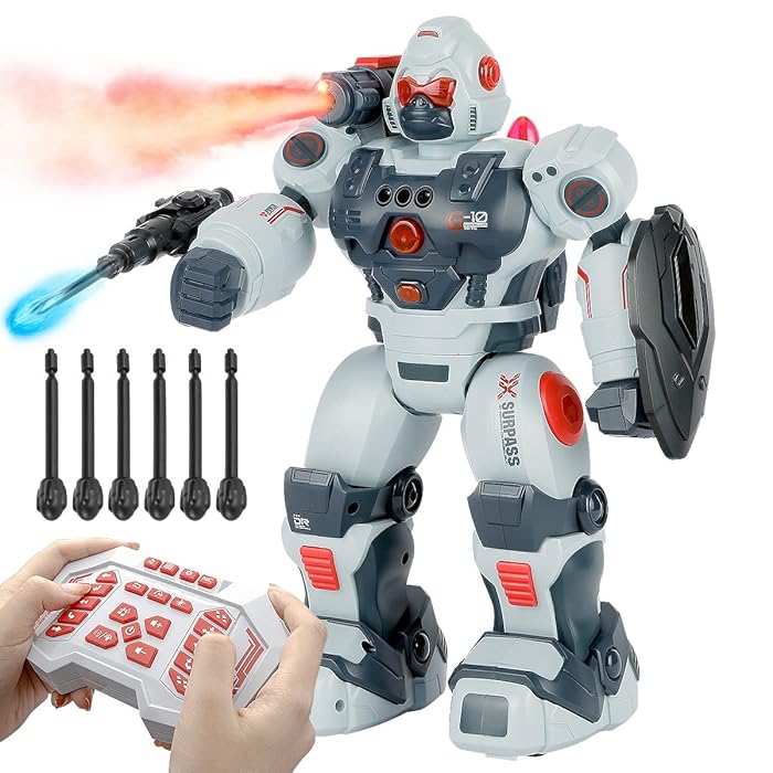 Buy Remote Control Robot Toy for Kids 4 Year Old Boys Girls Smart