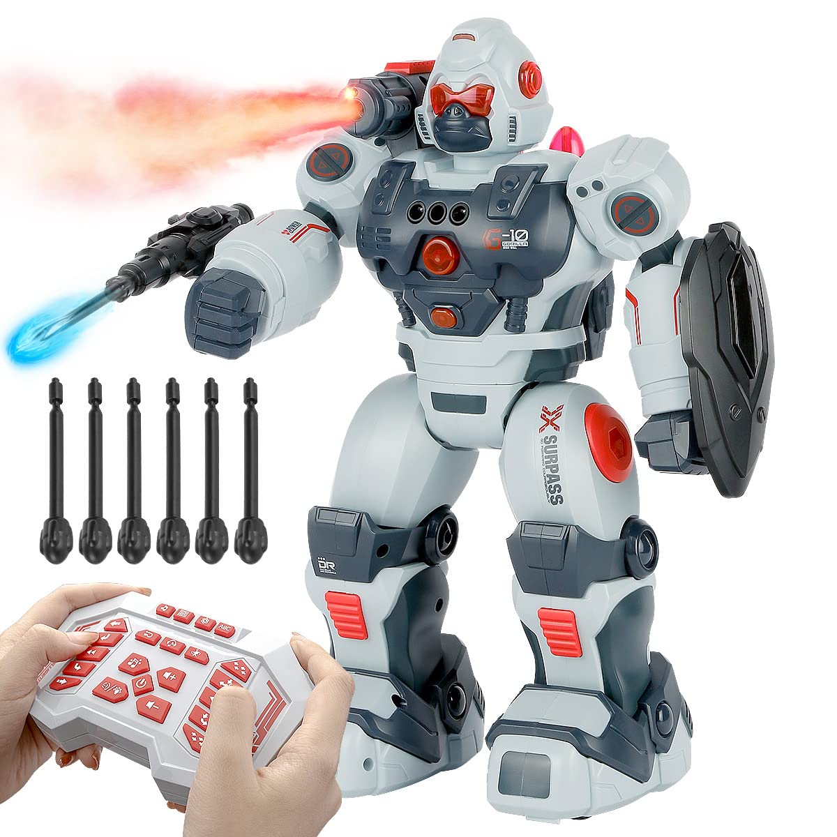 Buy Remote Control Robot Toy for Kids 4 Year Old Boys Girls Smart