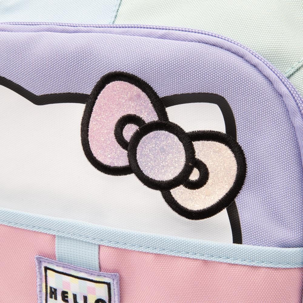 Giochi Preziosi Hello Kitty - Zaino, 3 Scomparti E Tasche Interne,Tasche Porta Borraccia, Schienale E Spallacci Imbottiti, Lt 24, Dim 32x44x19,Scuola Elementare E Medie