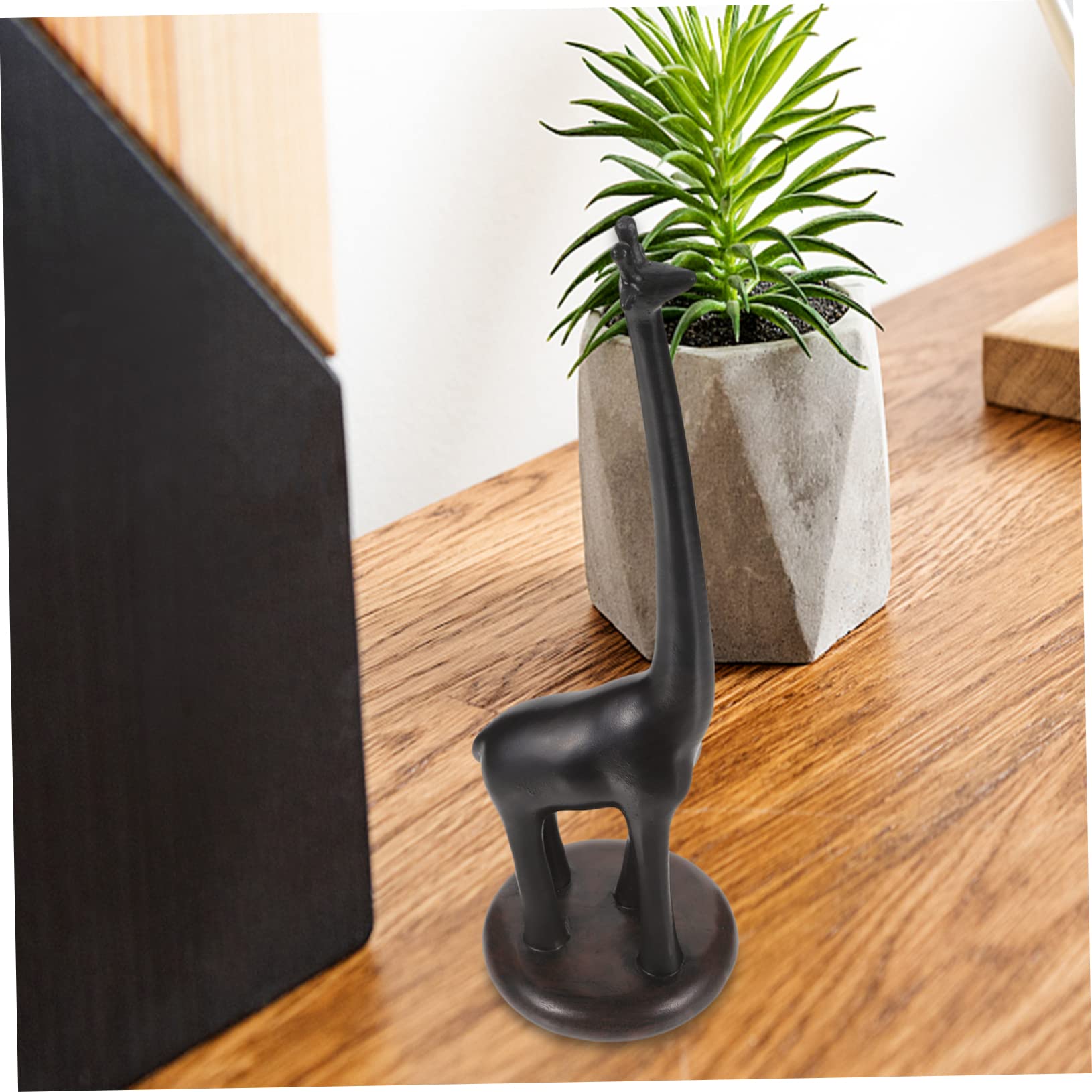 Ciieeo Portarrollos de Cocina Jirafa de Resina Sintética, Diseño Moderno y Estable, Fácil de Cambiar el Papel, Adecuado para Decoración del Hogar y Baño