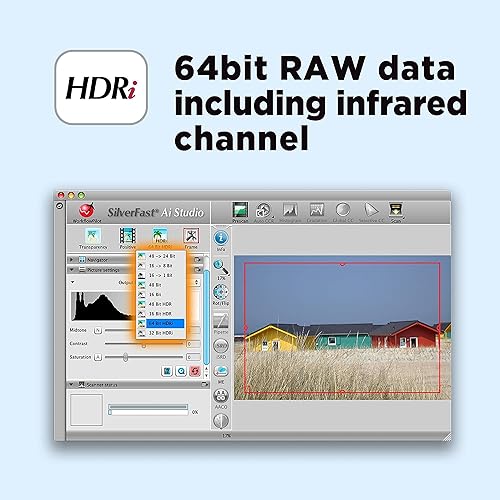 Miniatura 7 de Plustek OpticFilm 8200i Ai - Convertidor de escáner de película y diapositivas + 2 soportes deslizantes montados de 1.378 in