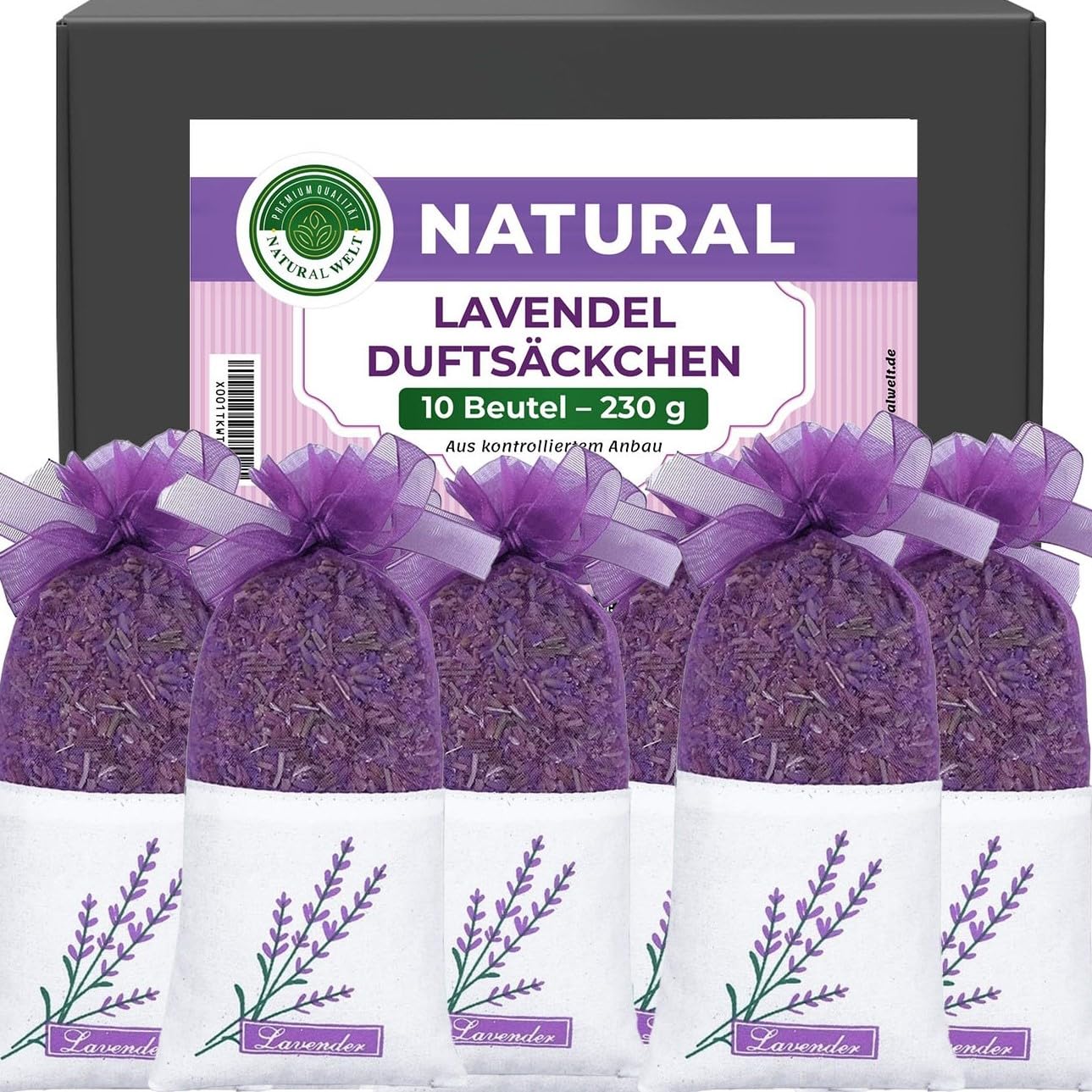 10 Lavendelsäckchen Mit Zedernholz – Natürliche Duftbeutel Für Kleiderschrank & Reise