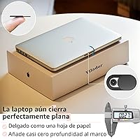 Vista 3 de Funda para cámara web (paquete de 3), funda ultradelgada de 0.03 pulgadas para cámara de portátil para iPhone, iPad, MacBook Pro, computadora, iMac