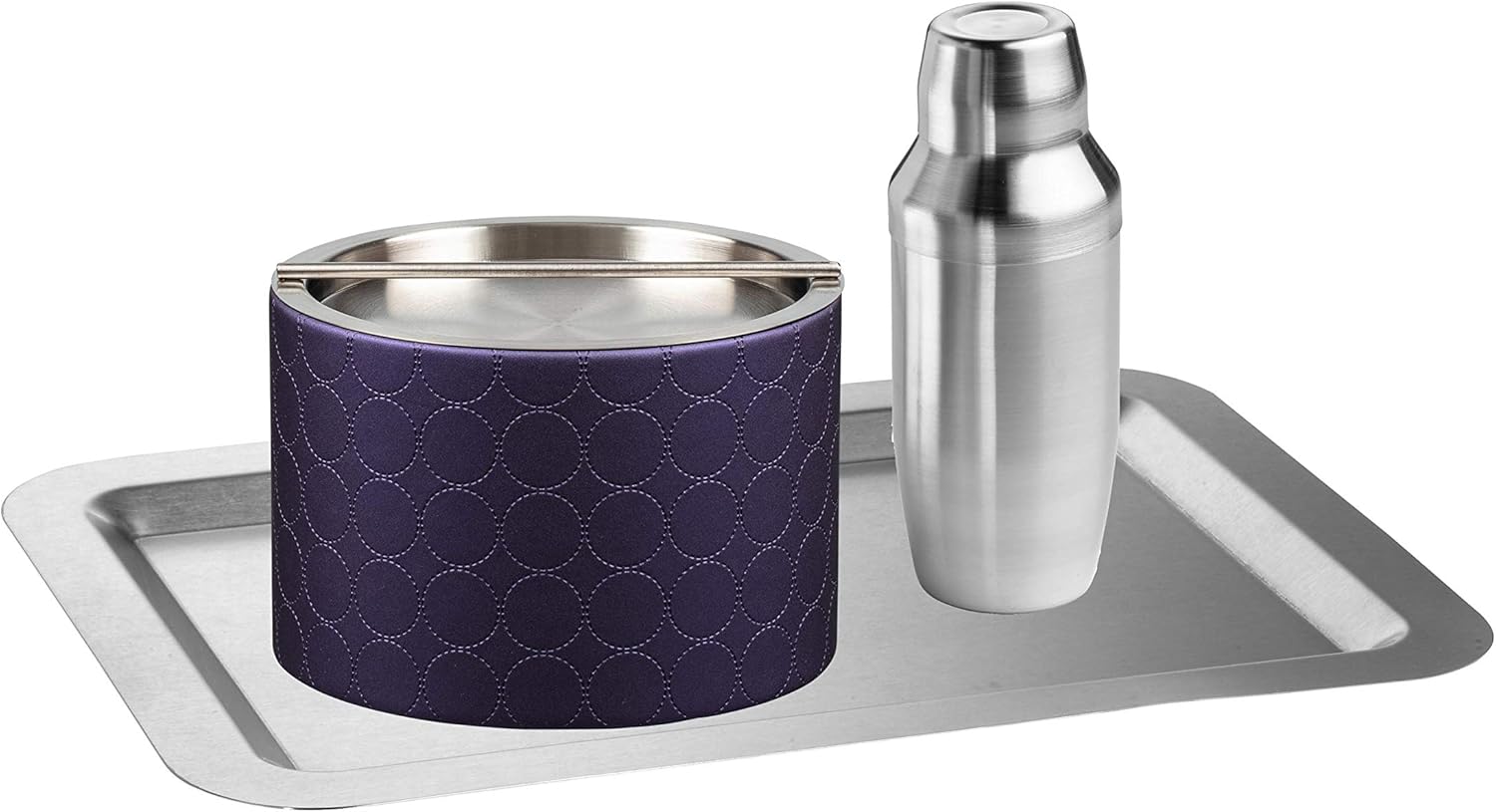 Kraftware 4 Piece Barware Set, Stainless Steel - Thumbnail 2