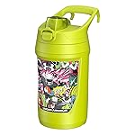 Under Armour 32 oz Insulated Water Bottles - Sports Water Jug with Fence Hook, Leak Resistant for Baseball, Football & More, 32 oz Insulated, High-Vis Comic