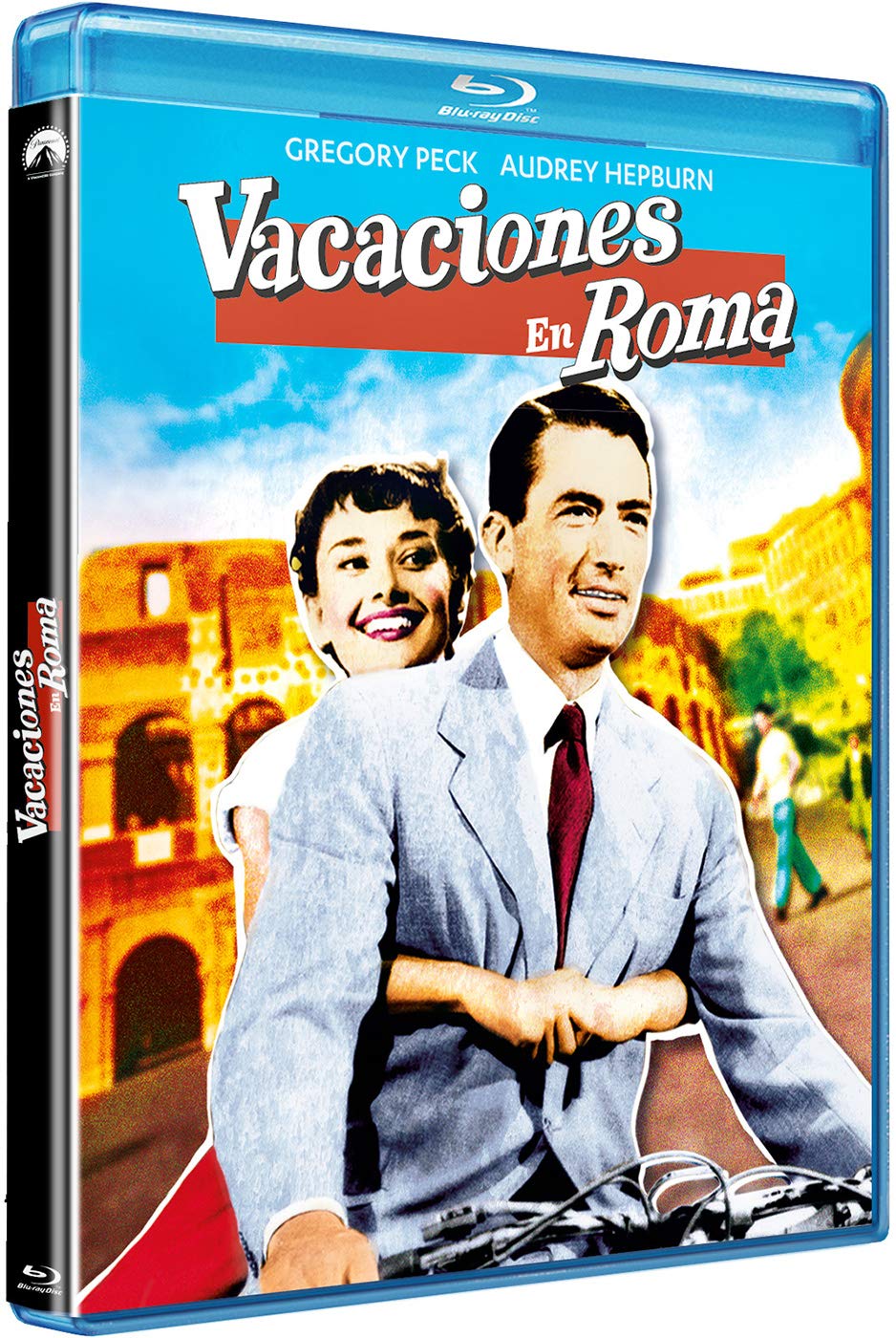 Vacaciones en roma en Blu-ray pour une soirée cinéma vintage à la maison