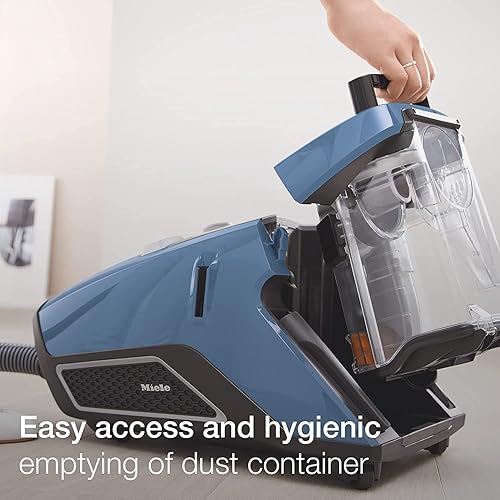 Miniatura 2 de Miele Blizzard CX1 Turbo Team - Aspiradora sin bolsa color azul técnico con STB 305-3 TurboTeQ SBB 300-3 Parquet Twister Floorhead cepillo para