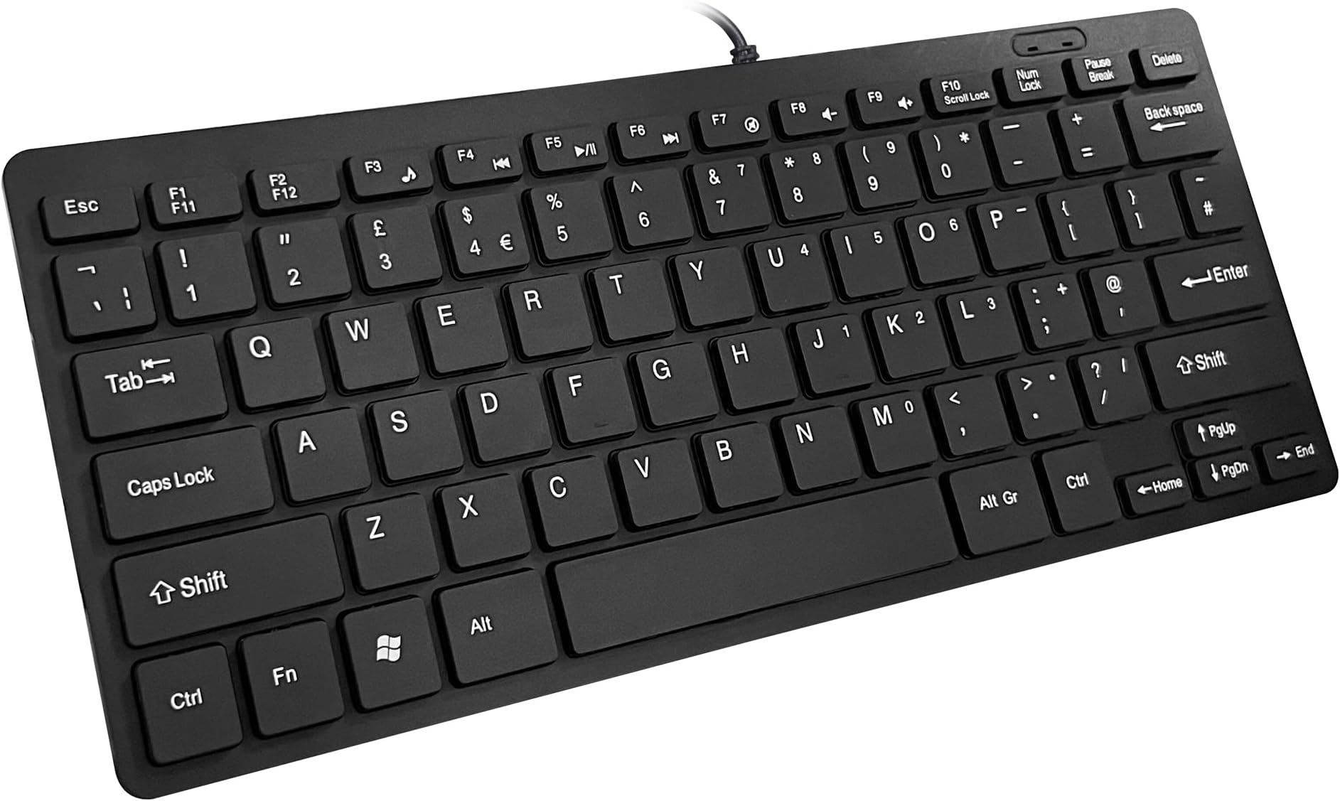 CiT KB-738 Premium Mini USB Keyboard - Black