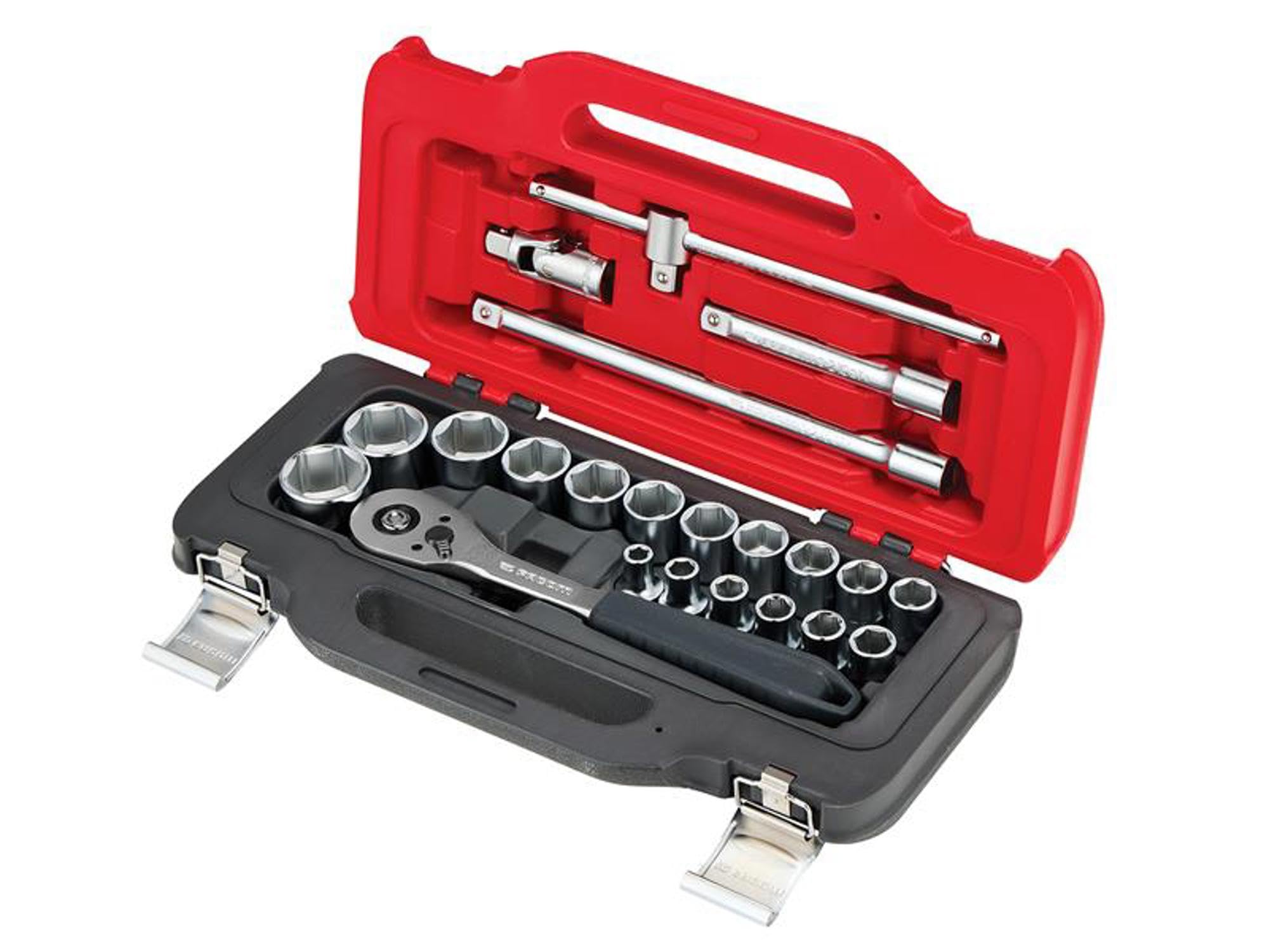 Facom SL.151-EP22PB 22-Piece 1/2in Drive Metric Socket Set in Twin Box Case