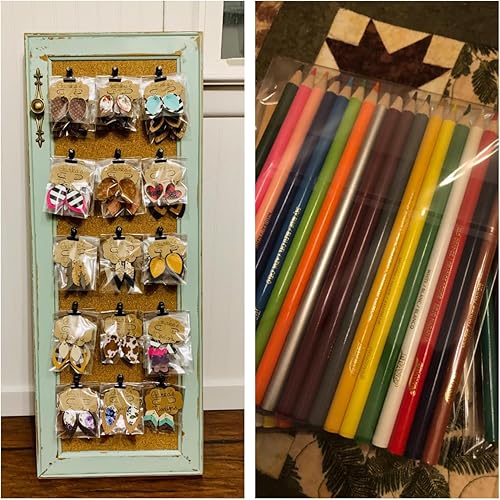 Miniatura 4 de Bolsas de celofán autosellantes de 6 x 8 pulgadas, 100 unidades, bolsa transparente resellable para galletas, dulces, panadería, recuerdos de