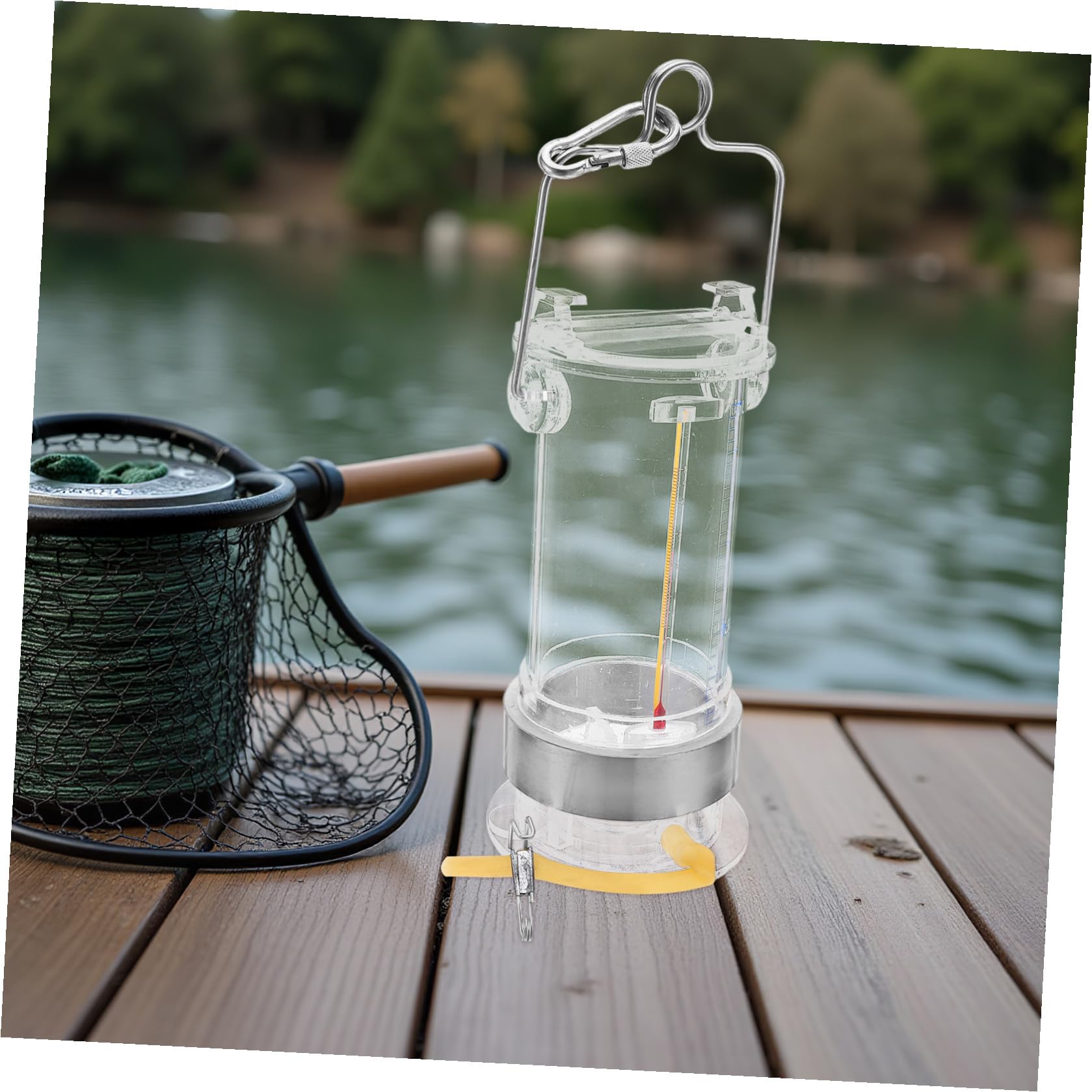 MERRYHAPY Muestreador Acero Inoxidable y Acrílico de 1l Color Aleatorio de Análisis de Agua Portátil para Recolección Limpia en Investigación de Lagos y Estanques