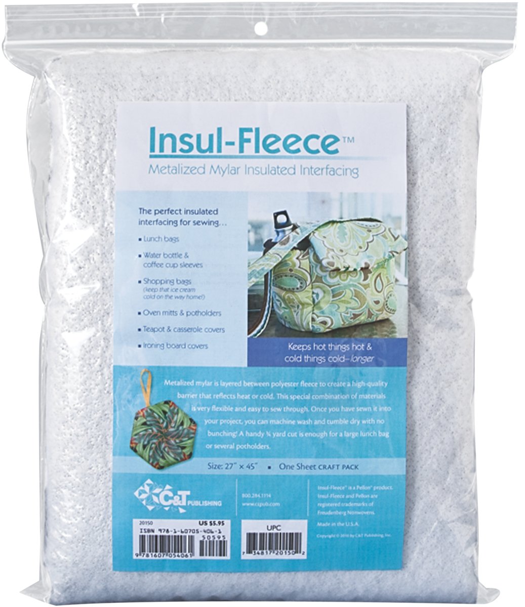 Insul-Fleece Metalized Mylar Insulated Interfacing -27"X45"2