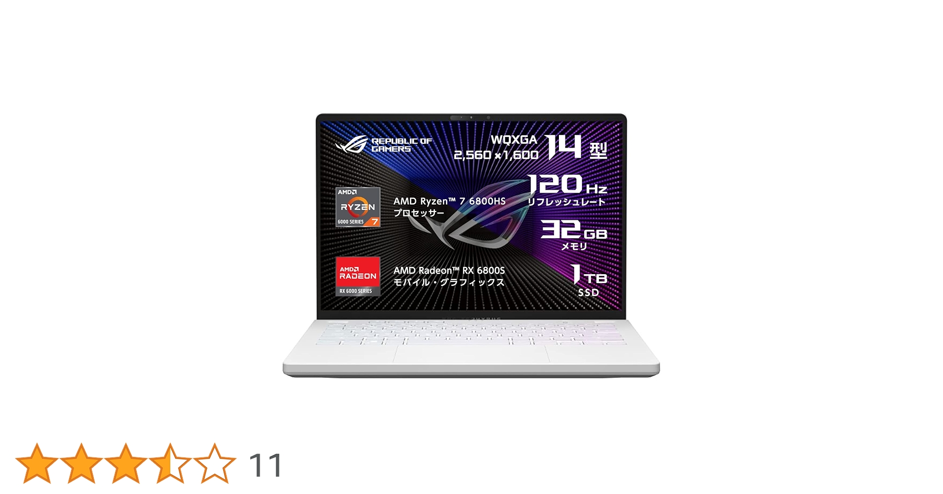 Amazon | ASUS ゲーミングノートPC ROG Zephyrus G14 GA402RK (Radeon