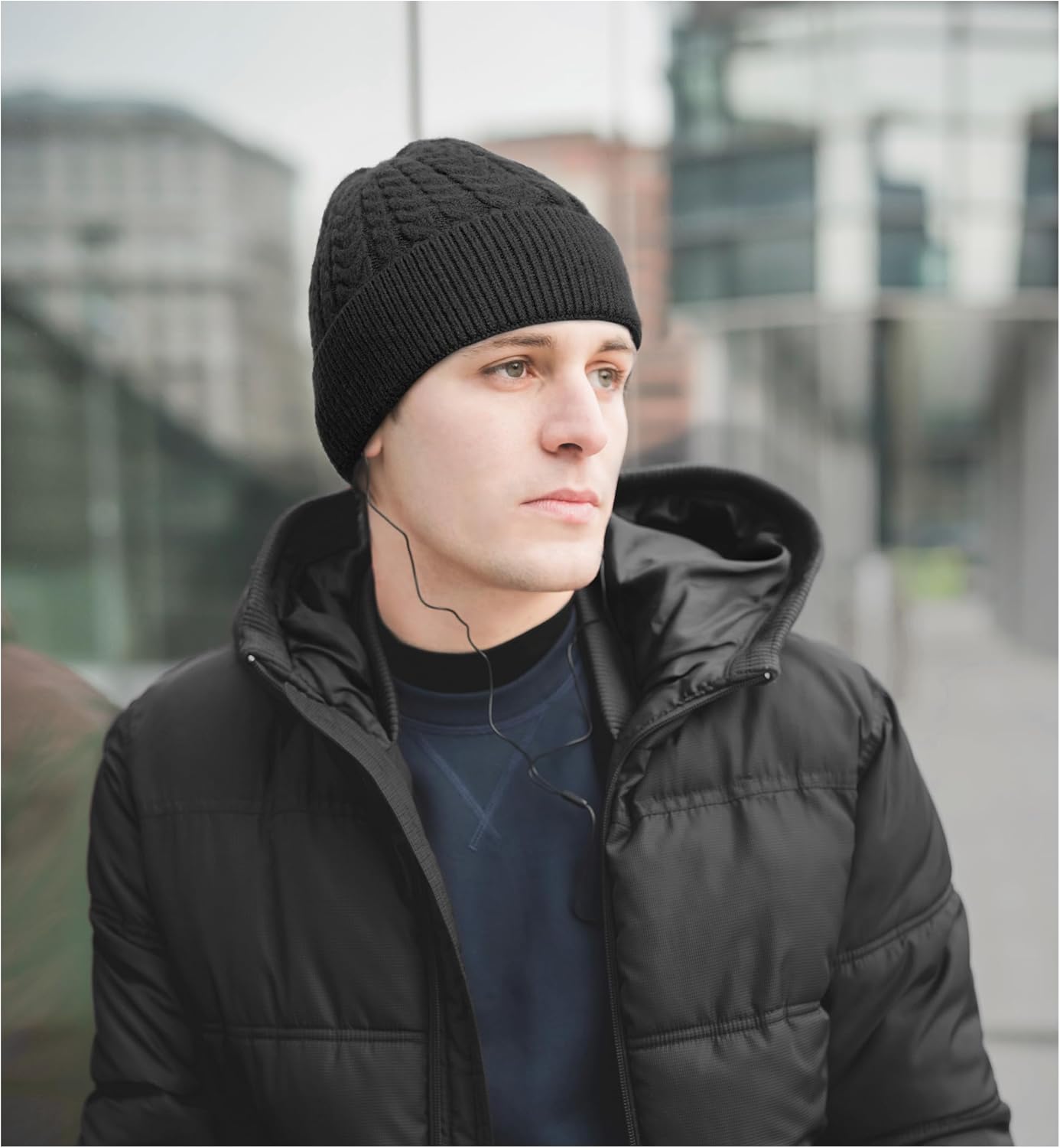 HiRui Knit Beanie Hats for Men Women Winter Hats Skull Caps Warm Classic Slouchy - Image 5