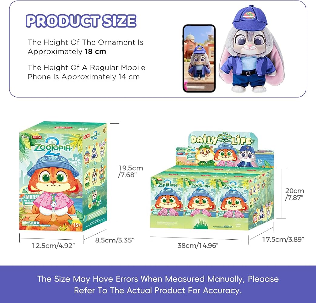 Amazon.co.jp: MINISO ディズニー ズートピア 2 シティ レジデンツ