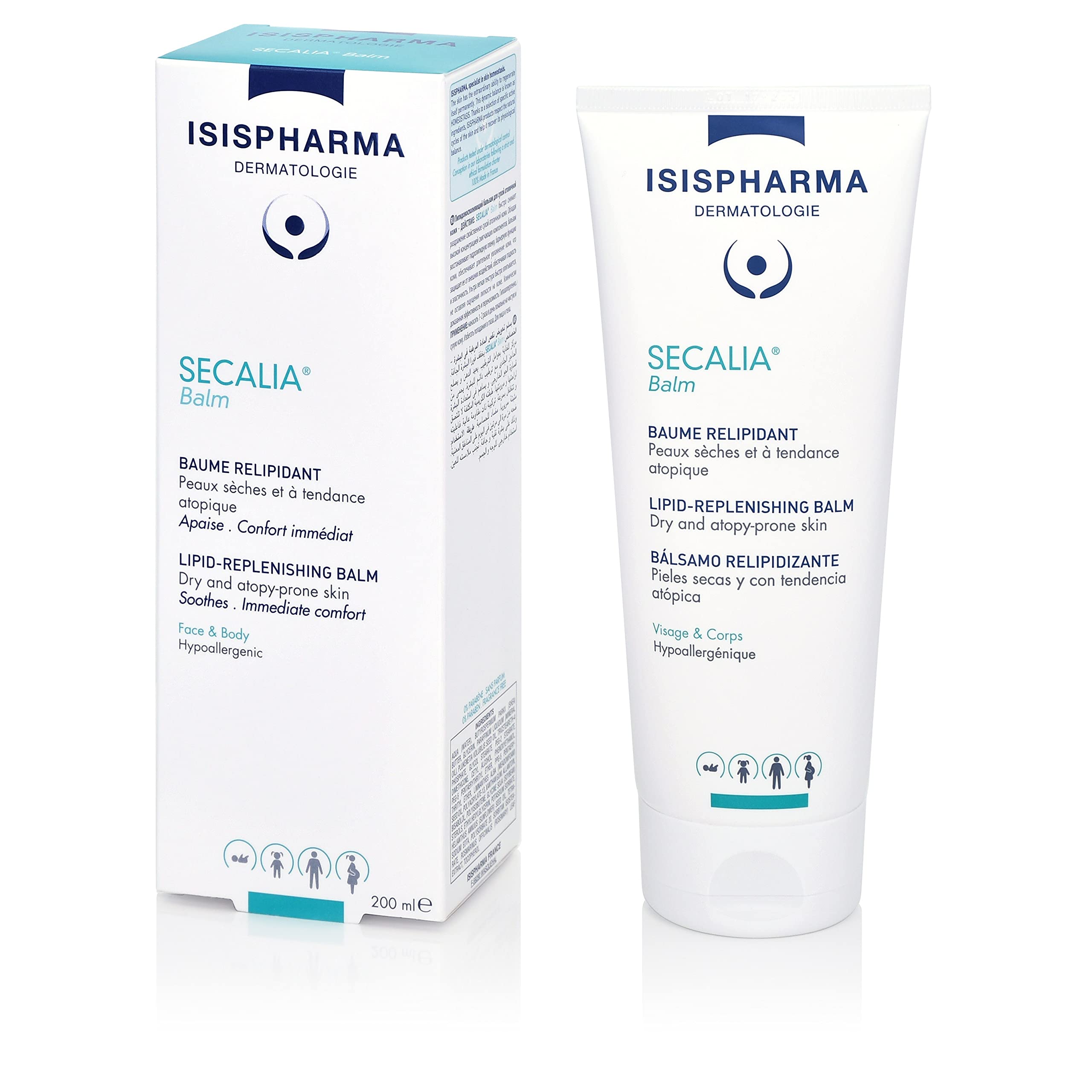 ISISPHARMA SECALIA ATO Balm 200 ml, Body lotion for Dry skin with an atopic tendency - Image 2