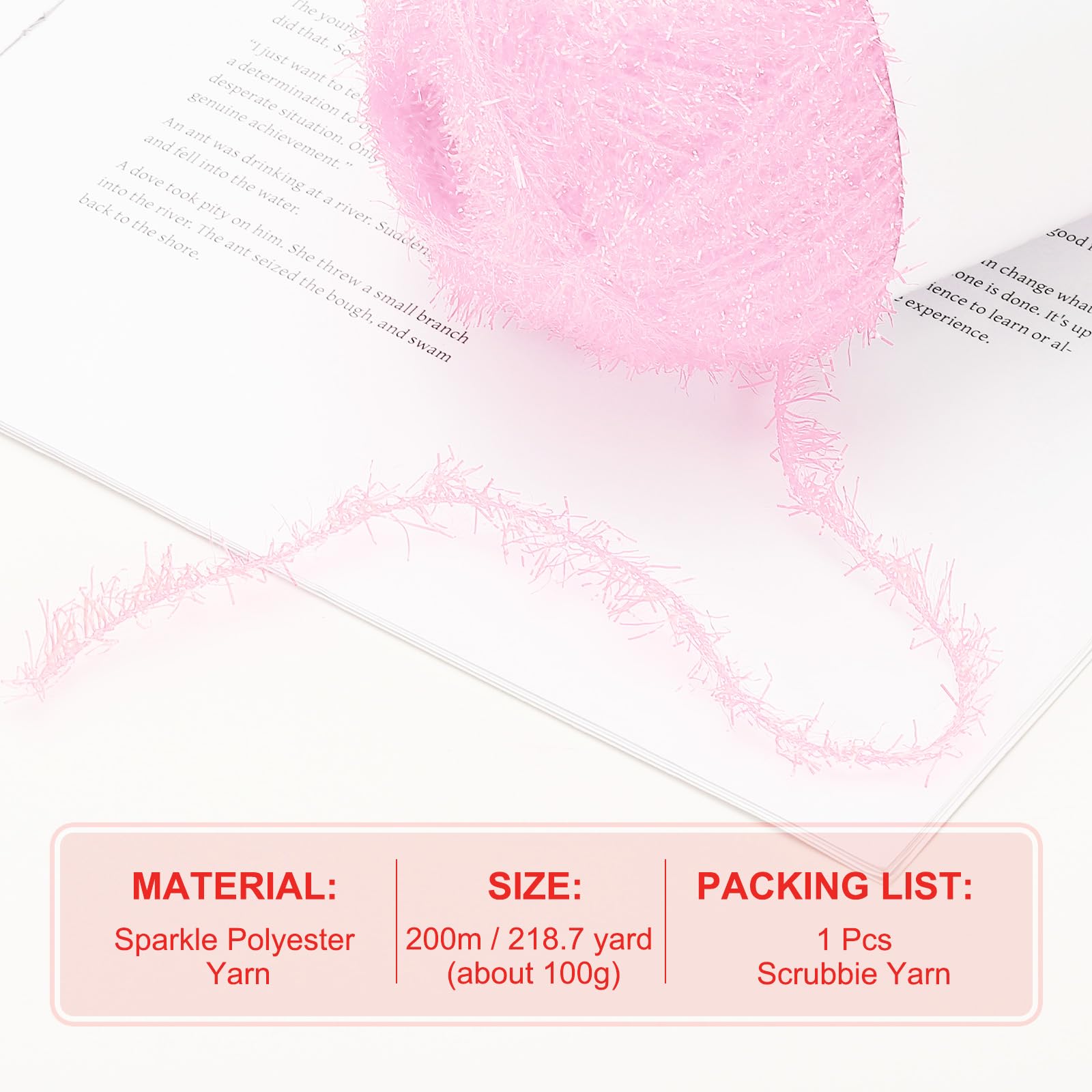 PATIKIL 218 Yard Scrubbie Yarn - Image 2